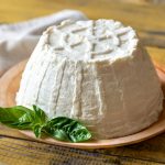 Ricotta with fresh basil